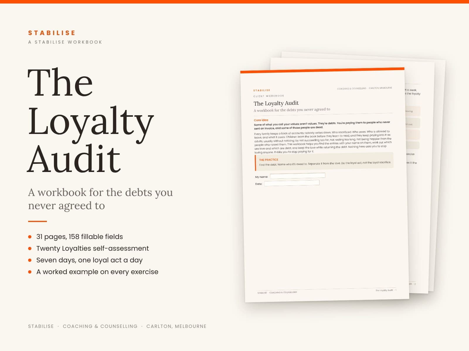 The Loyalty Audit workbook cover